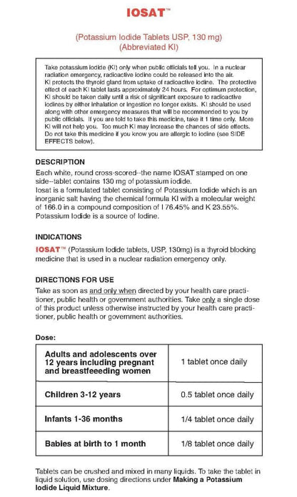 Potassium Iodide Tablets
