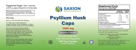 Psyllium Husk Capsules